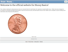 Tablet Screenshot of money-basics.info